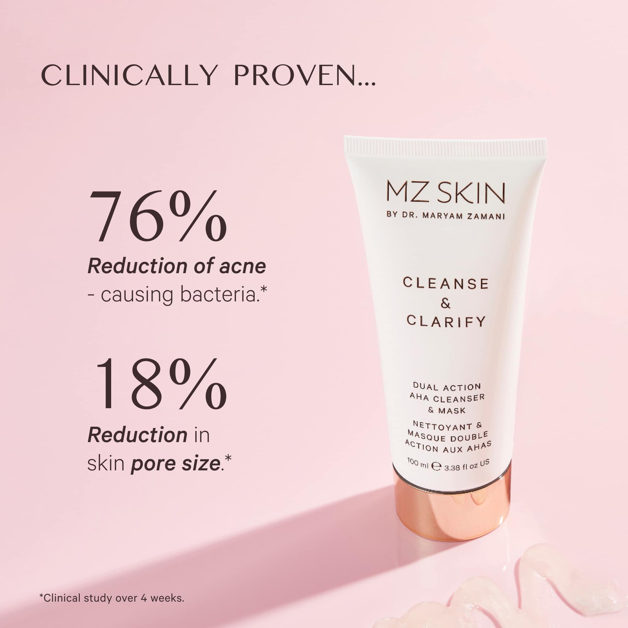 Cleanse & Clarify AHA Cleanser and Mask
