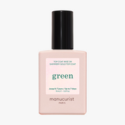 Green Shimmery Top Coat Gold