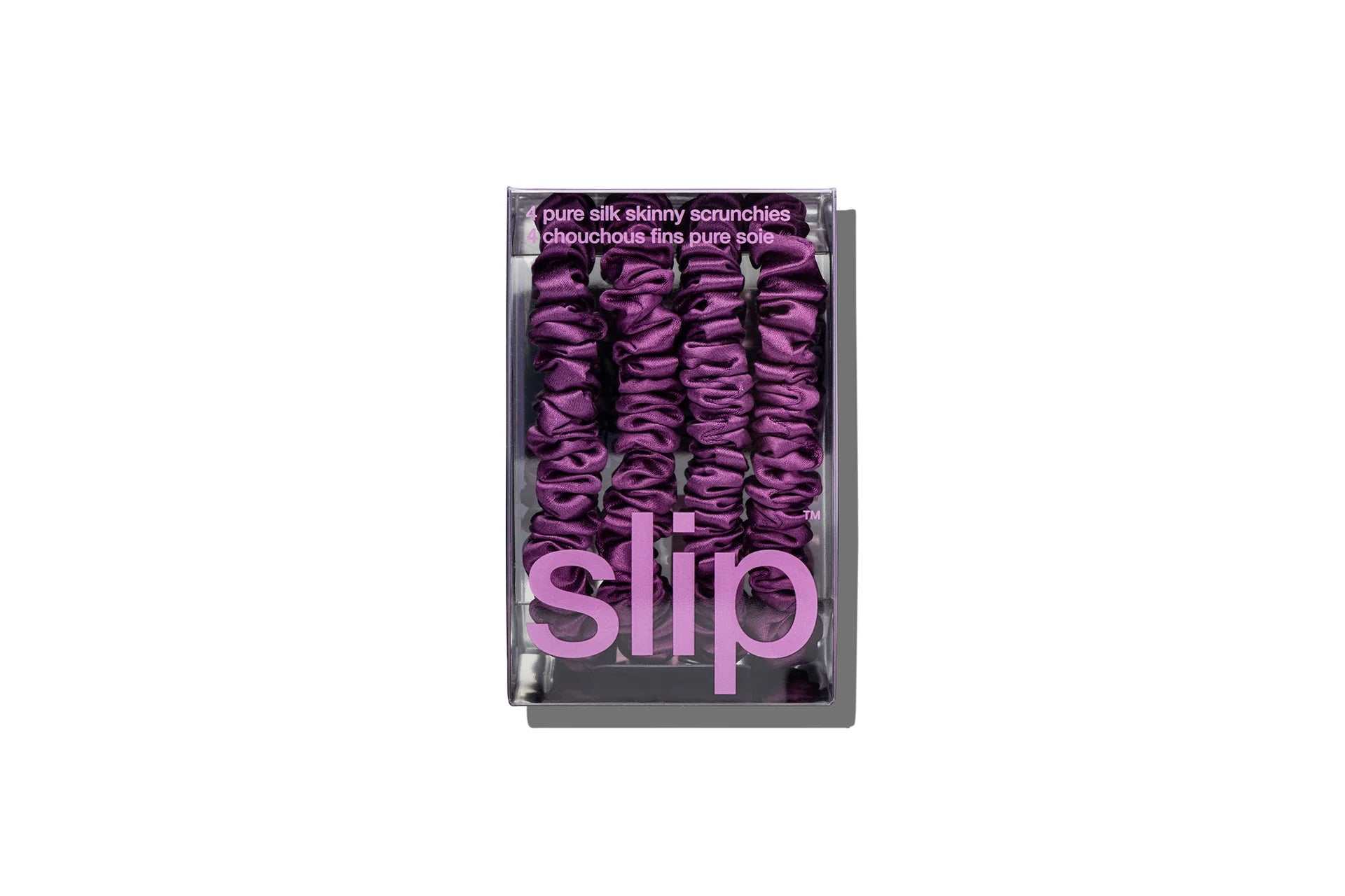 Skinny Scrunchies Dark Purple 4x