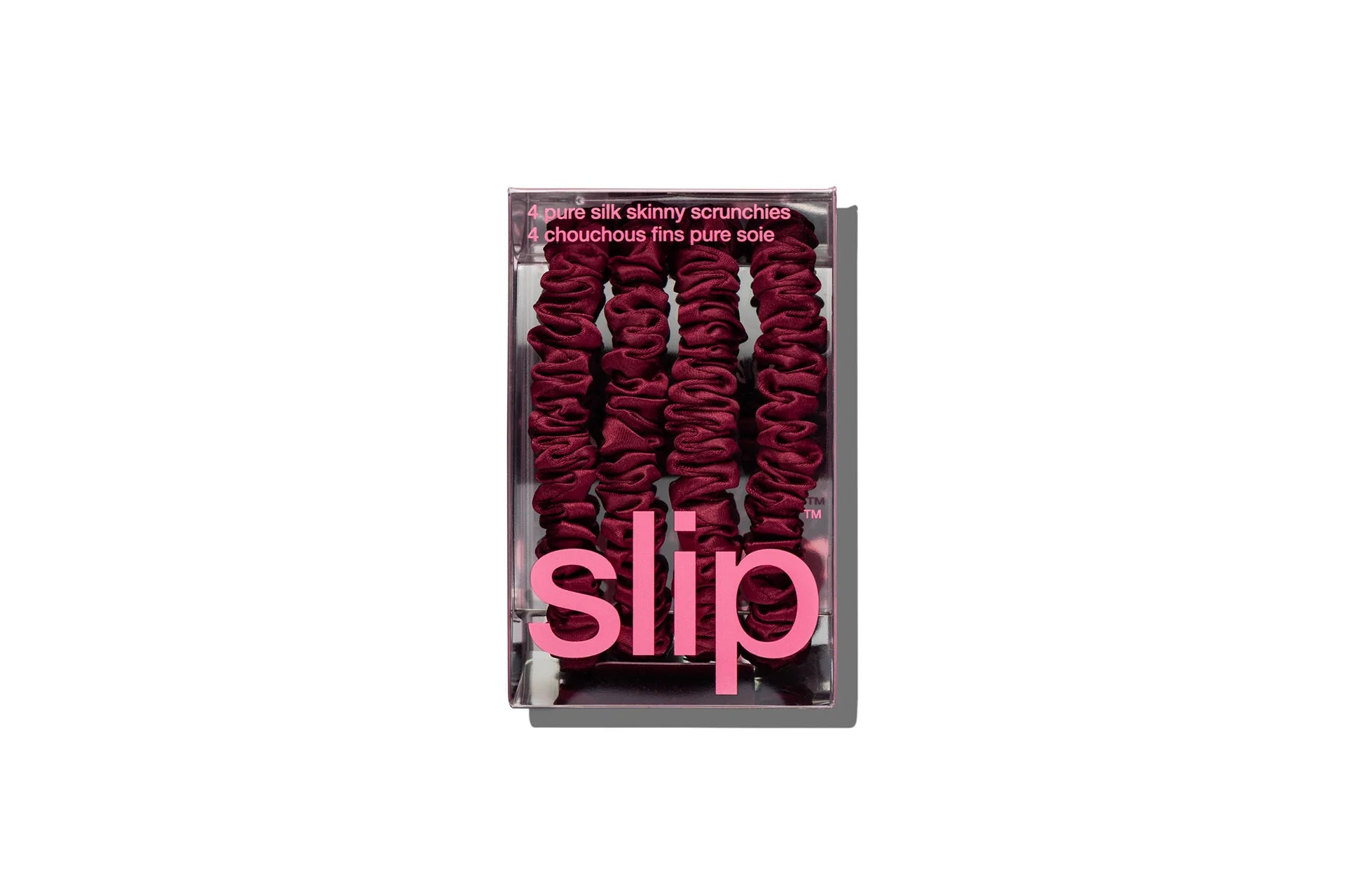 Skinny Scrunchies Maroon 4x