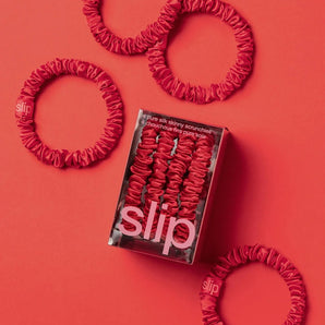 Skinny Scrunchies Red 4x