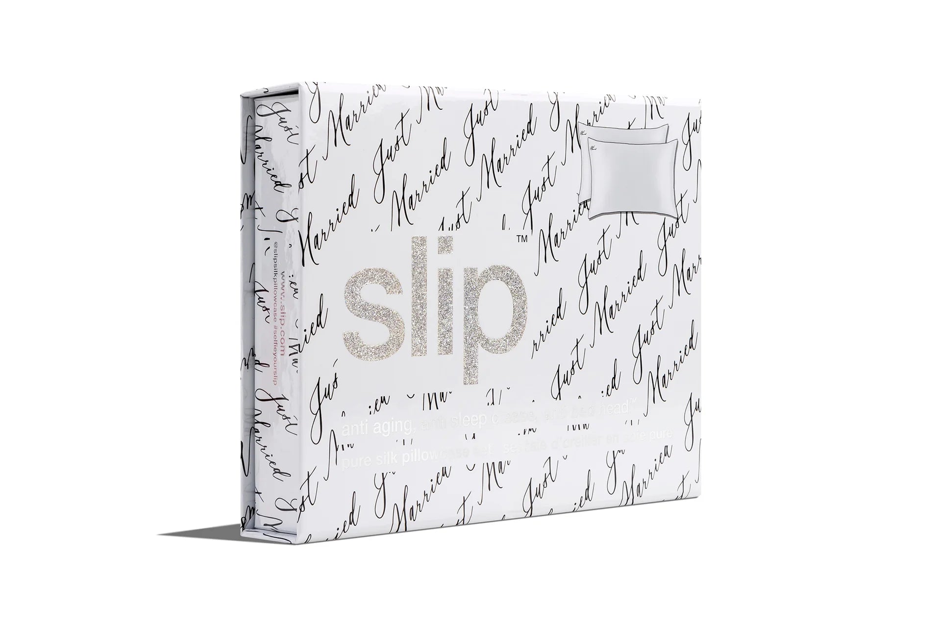 Silk Pillowcase Duo Just Married