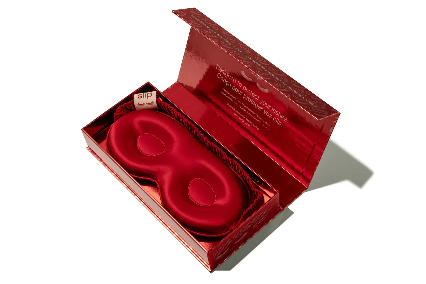 Silk Contour Sleep Mask Scarlet
