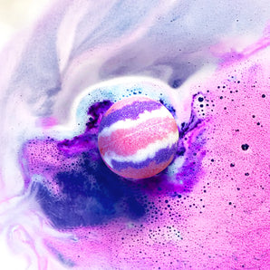 Bath Bomb Icecream Blackcurrant