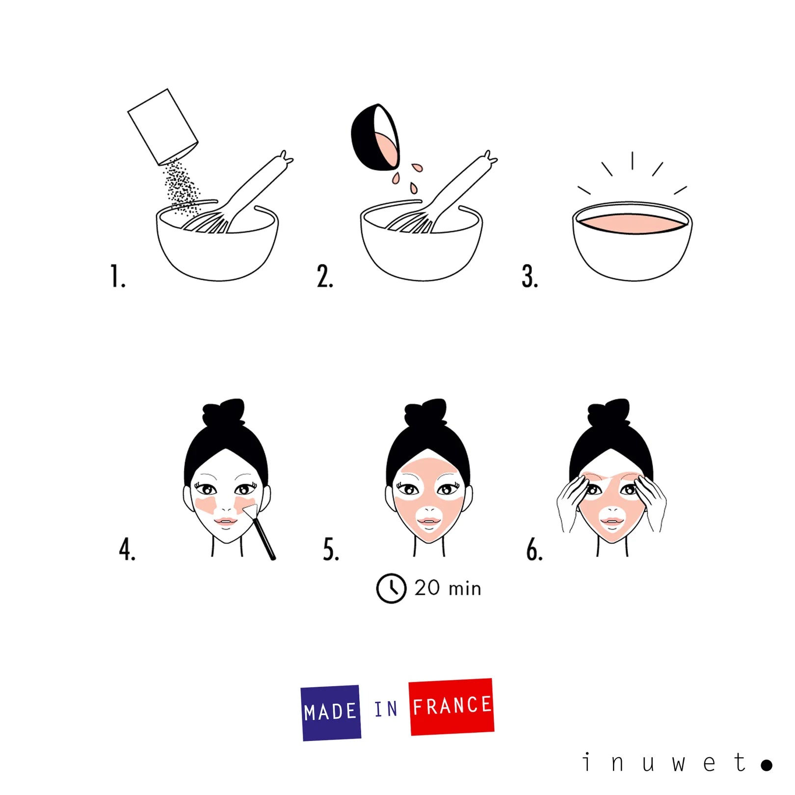 DIY Peel-Off Moisturizing Powder Mask Monoi