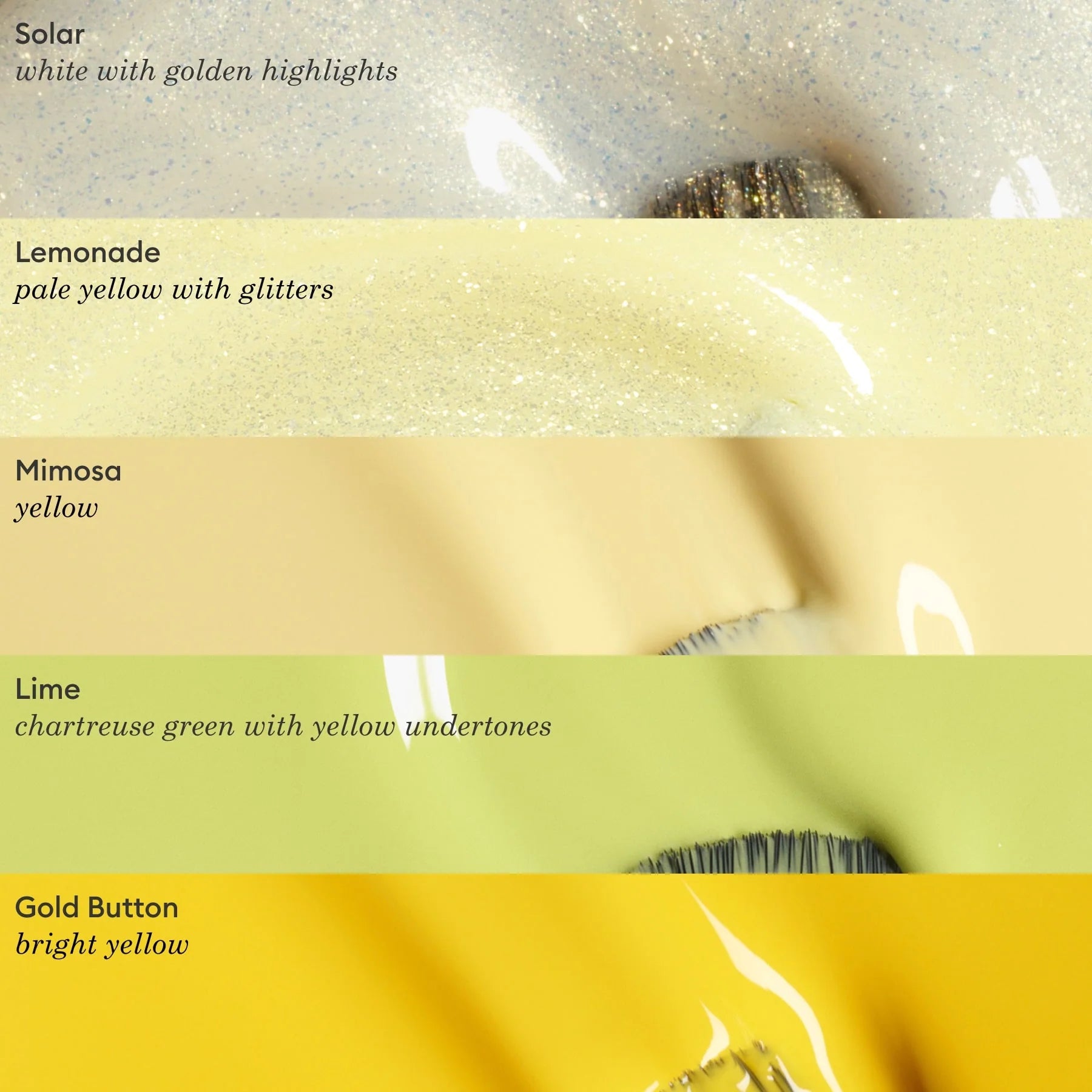 Green Flash LED lak Gold Button