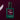 Green FLash LED lak AUBERGINE