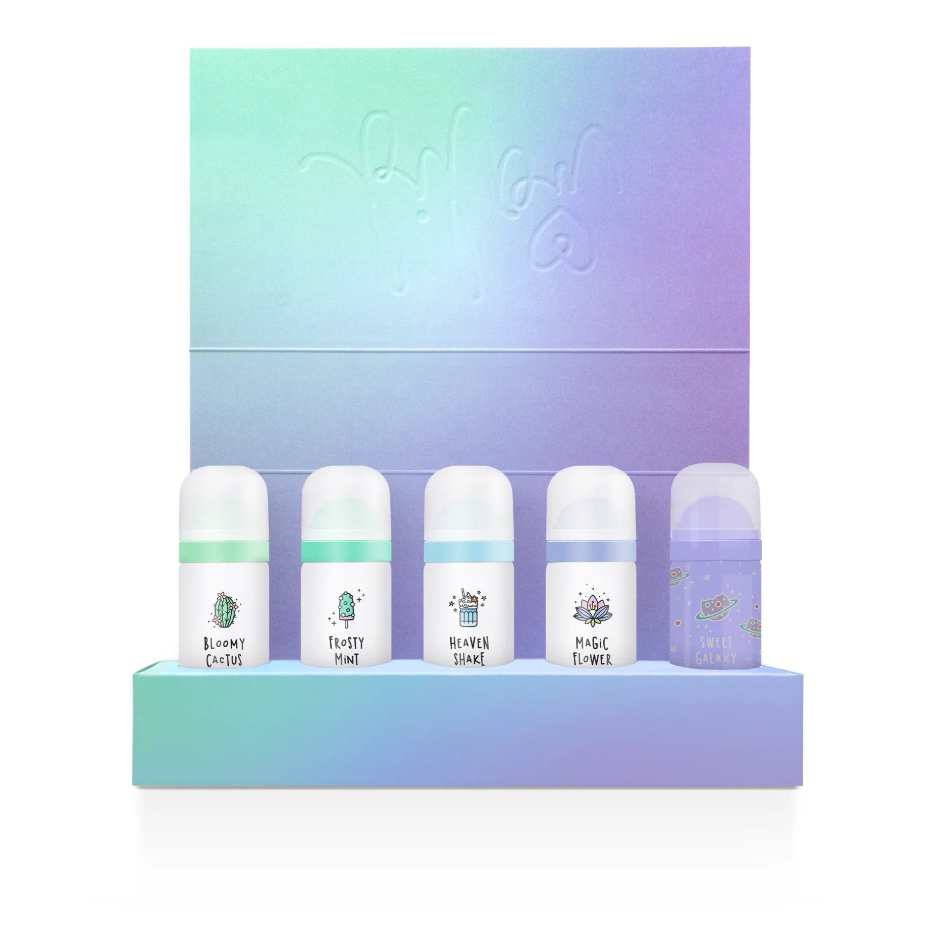 Sprchové pěny Set 5 kusů Dreamy Rainbow