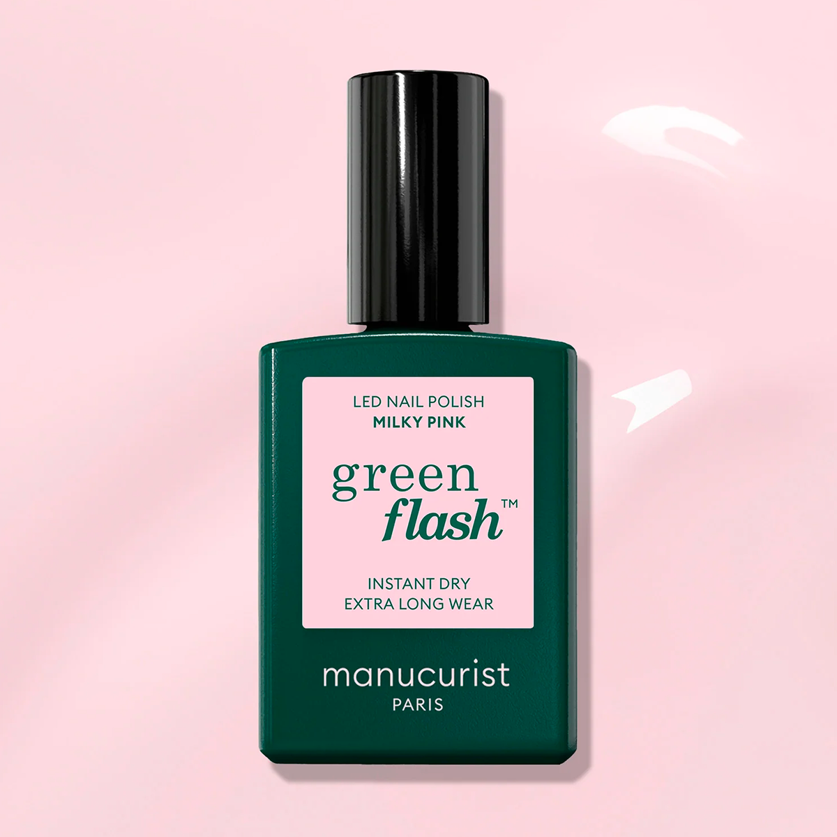 Green Flash LED lak Milky Pink