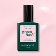 Green Flash LED lak Milky Pink