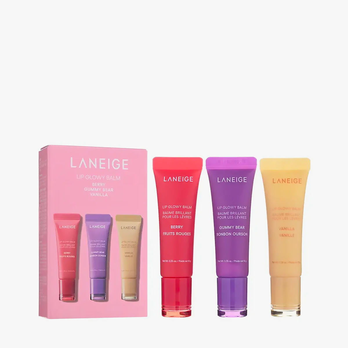 Lip Glowy Balm Trio Set