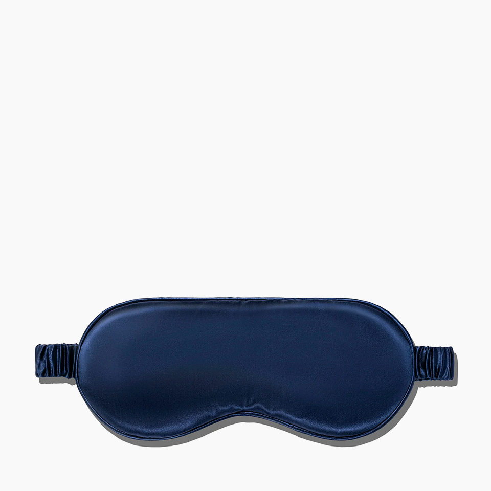 Silk Sleep Mask Navy