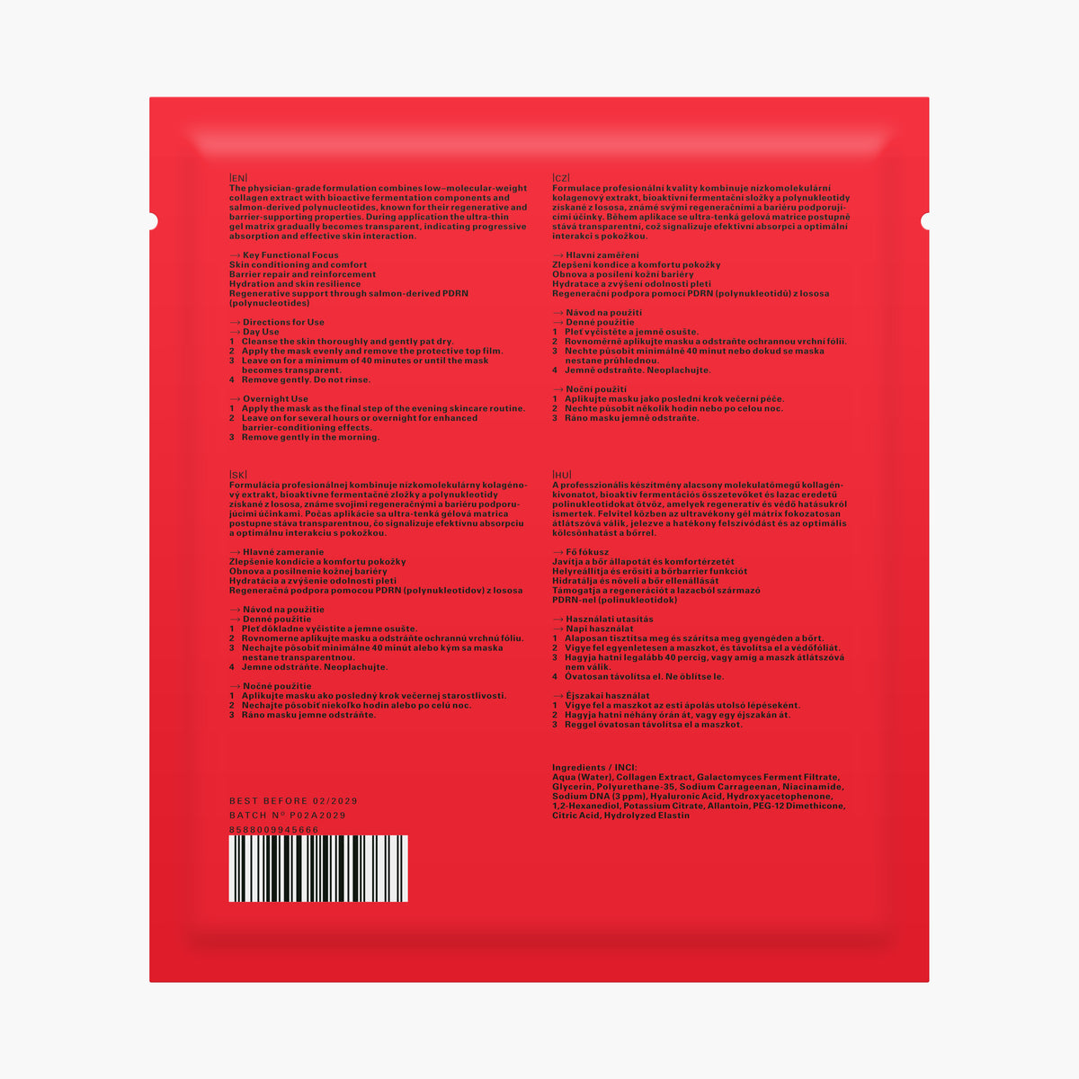 Polynucleotide Gel Mask