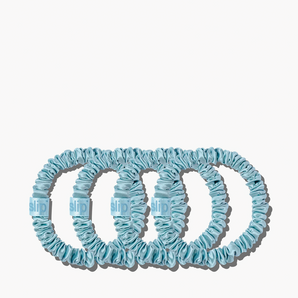 Skinny Scrunchies Sky Blue 4x