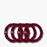 Skinny Scrunchies Maroon 4x