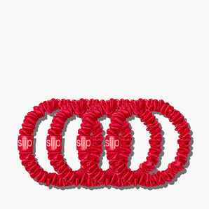 Skinny Scrunchies Red 4x