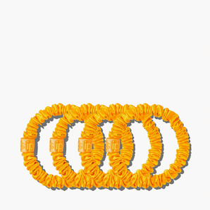 Skinny Scrunchies Golden 4x