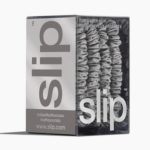 Skinny Scrunchies Silver 4x