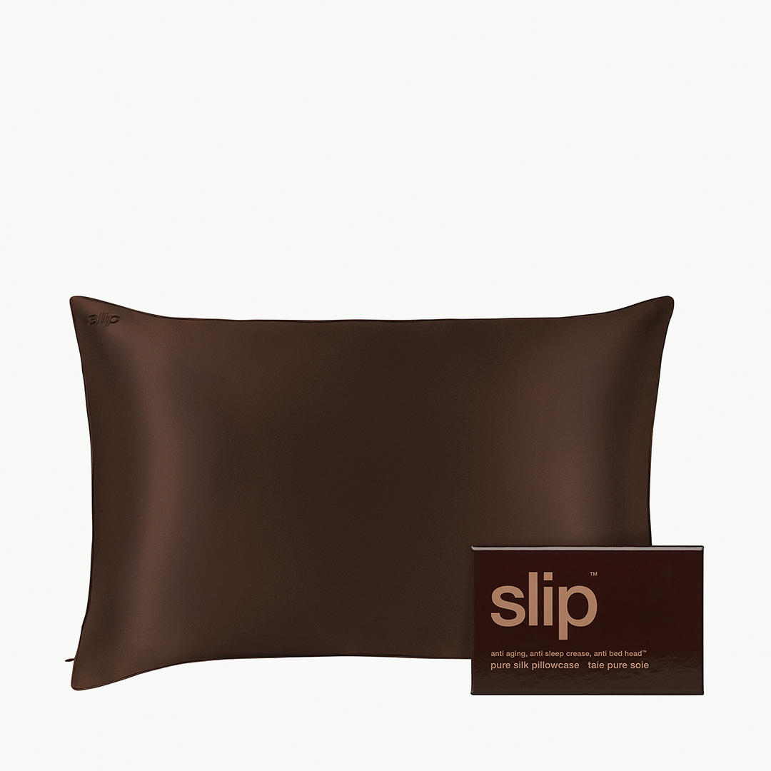 Silk Pillowcase Chocolate
