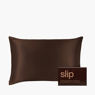 Silk Pillowcase Chocolate