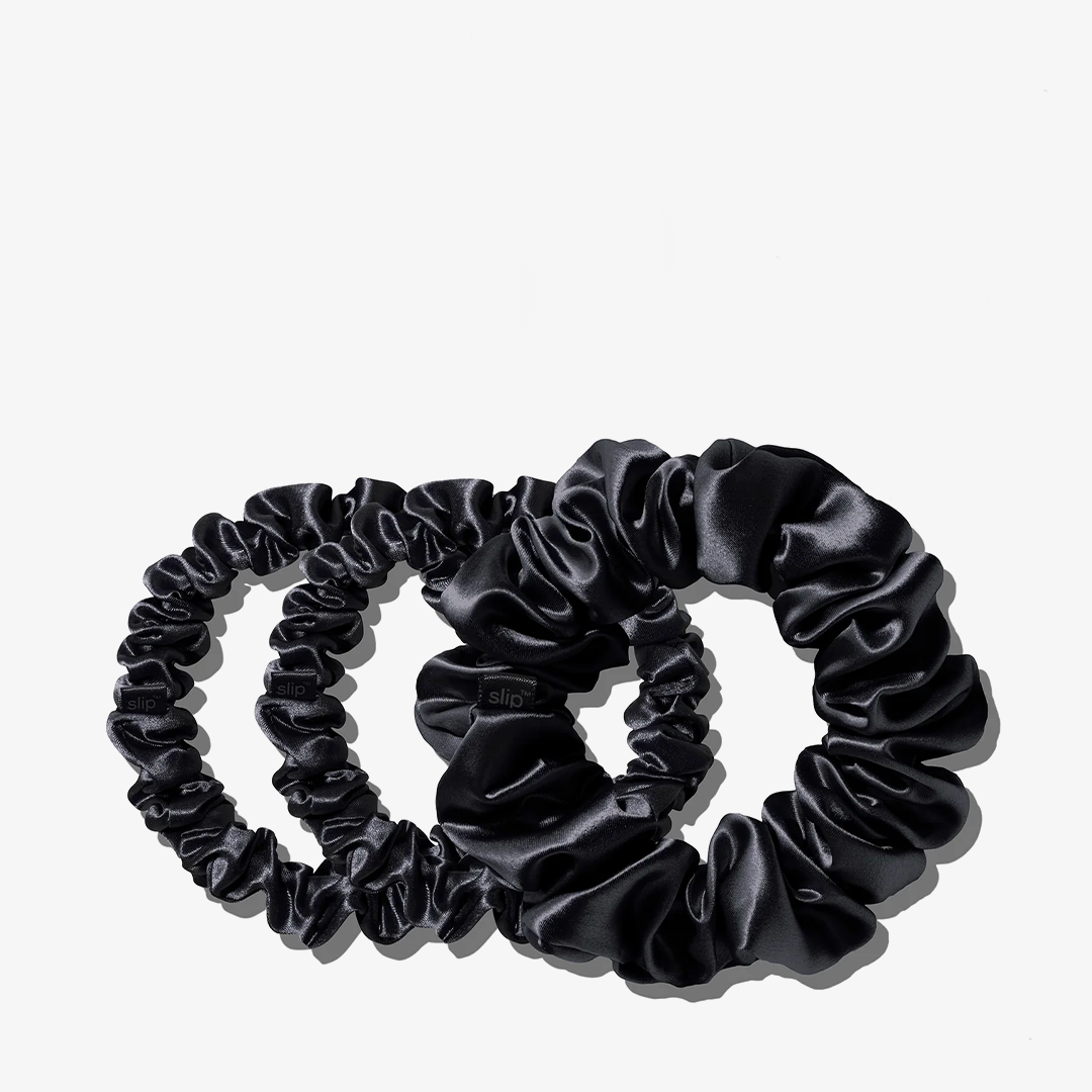 Midi/Large Scrunchies Black 3x
