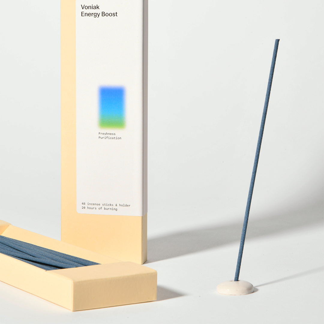 Energy Boost Incense Sticks & Holder