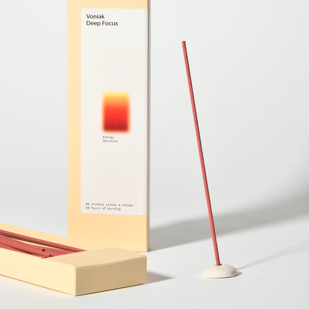 Deep Focus Incense Sticks & Holder