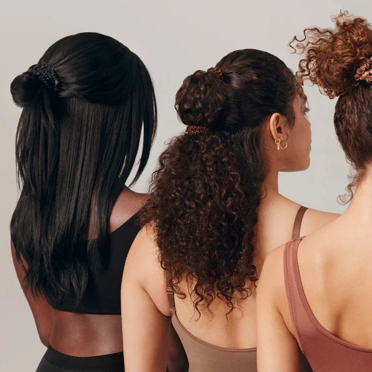 Skinny Scrunchies Black 4x