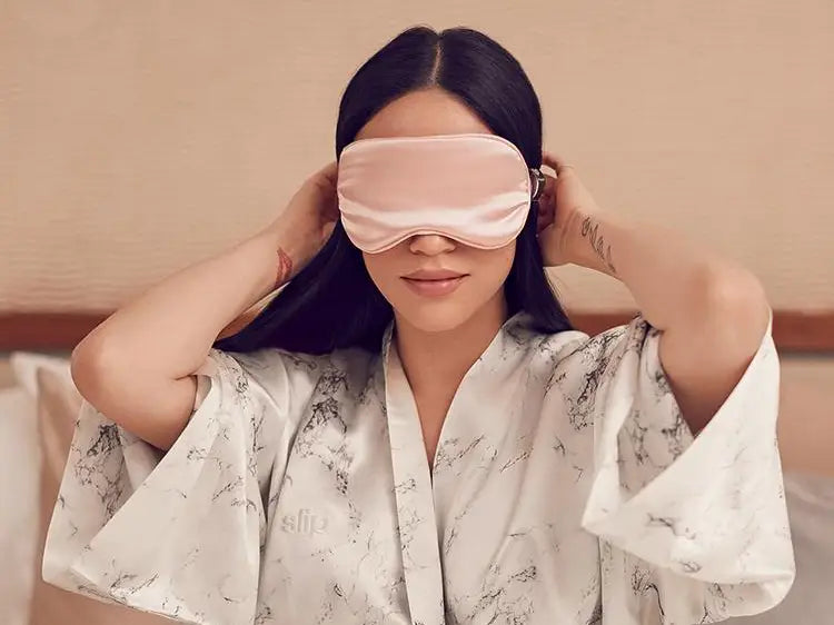 Silk Sleep Mask Pink