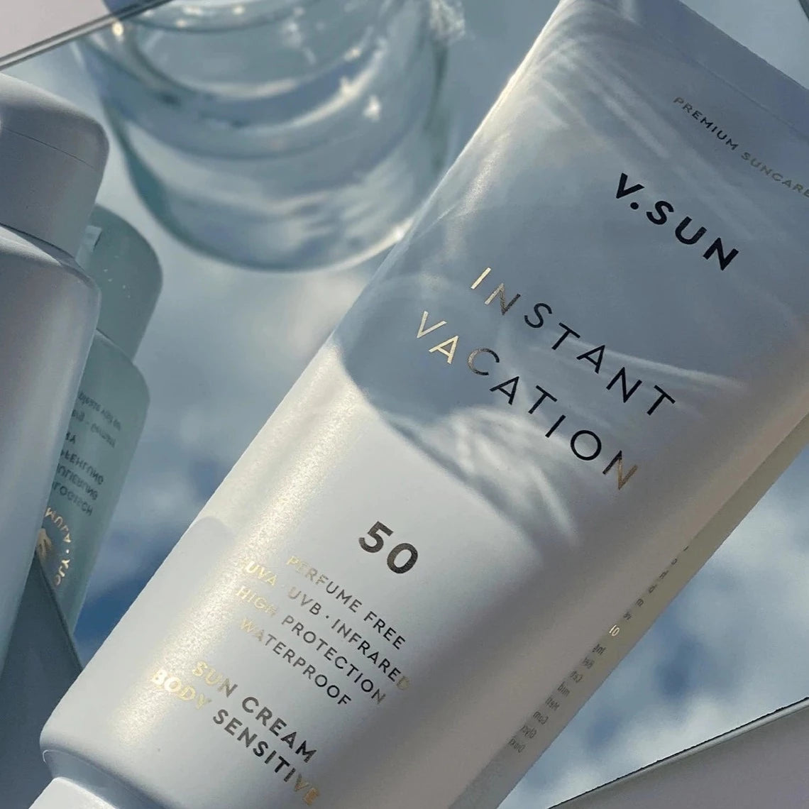 Set Opalovací krém na tělo SPF 50 bez parfemace + zklidňující krém po opalování