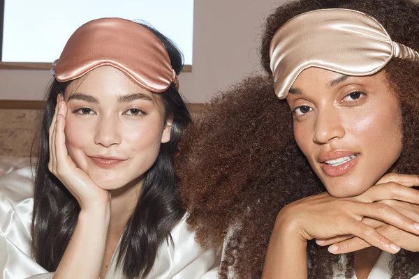 Silk Sleep Mask Caramel