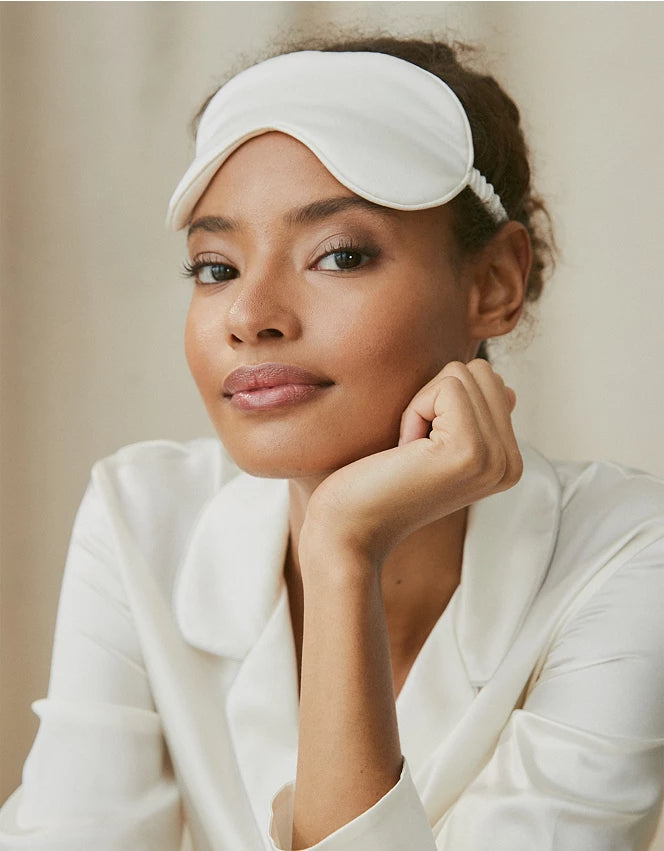 Silk Sleep Mask Caramel
