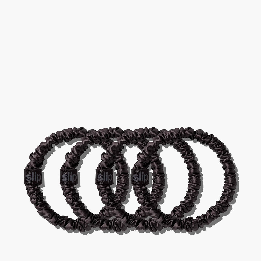 Skinny Scrunchies Black 4x