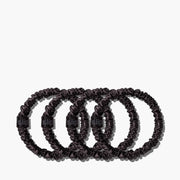 Skinny Scrunchies Black 4x