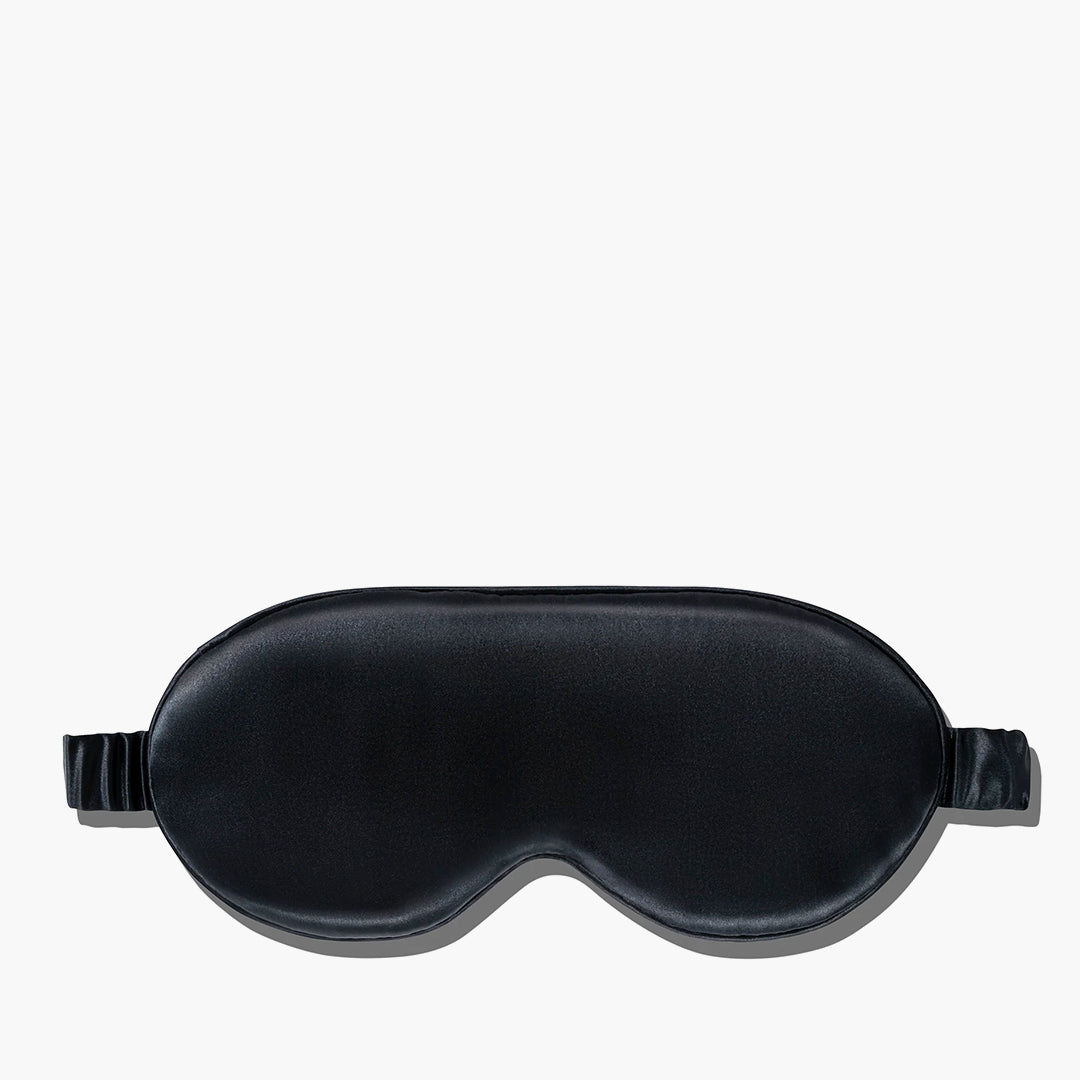 Silk Contour Sleep Mask Black