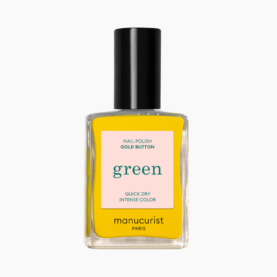 Green lak Gold Button