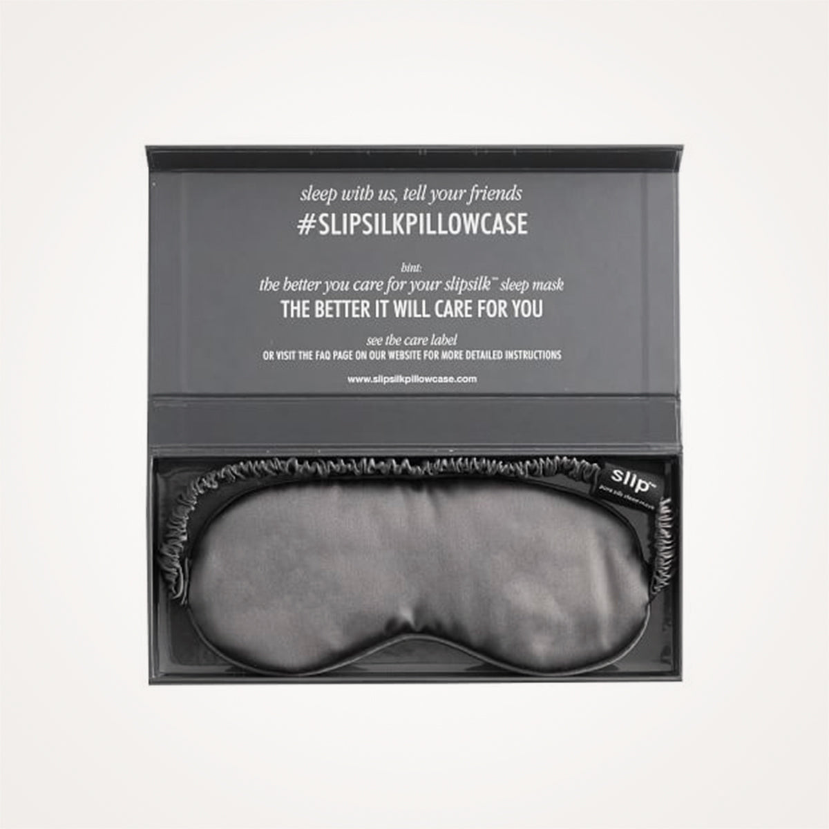 Silk Sleep Mask Charcoal
