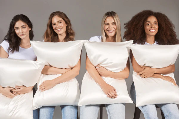 Silk Pillowcase Duo White